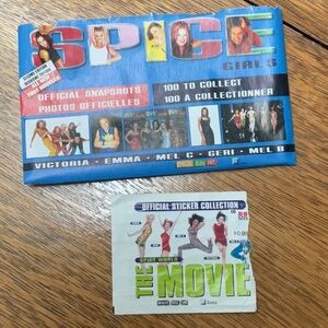 Spice Girls Official Snapshots 2nd Edition and Sticker Collection
